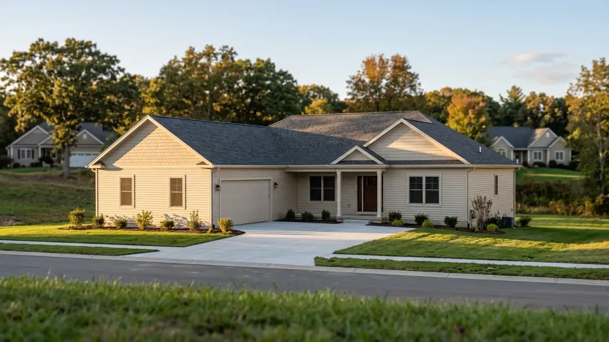 A finished home addition in Pineville with the roof and siding matched